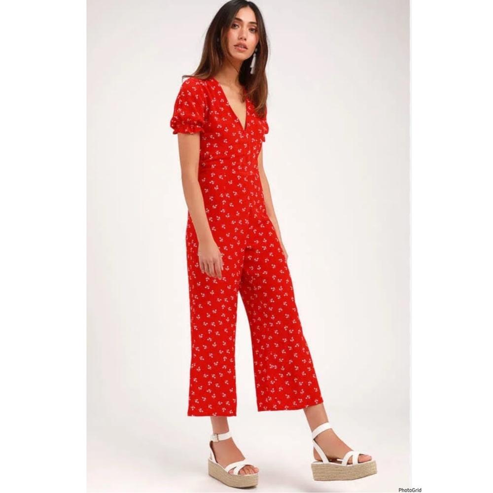 Faithfull The Brand Mallory Jumpsuit - Jeanne Print US 2 New With Tags